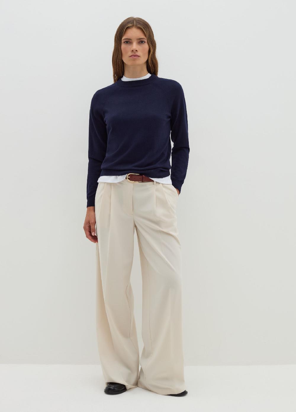 Stefanel Maglia in lana cotone e cashmere