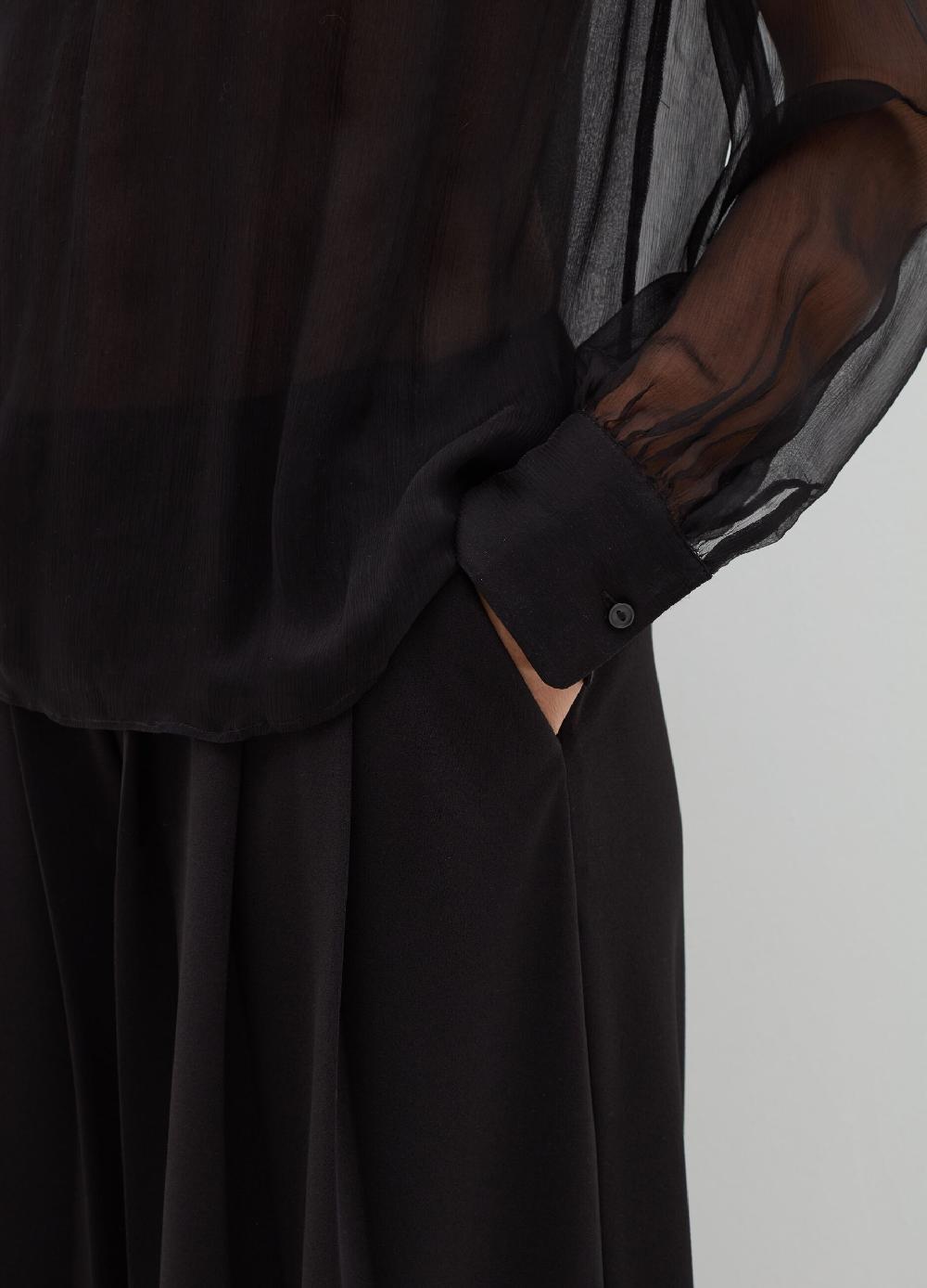 Stefanel Blusa in crêpe di seta Saldi