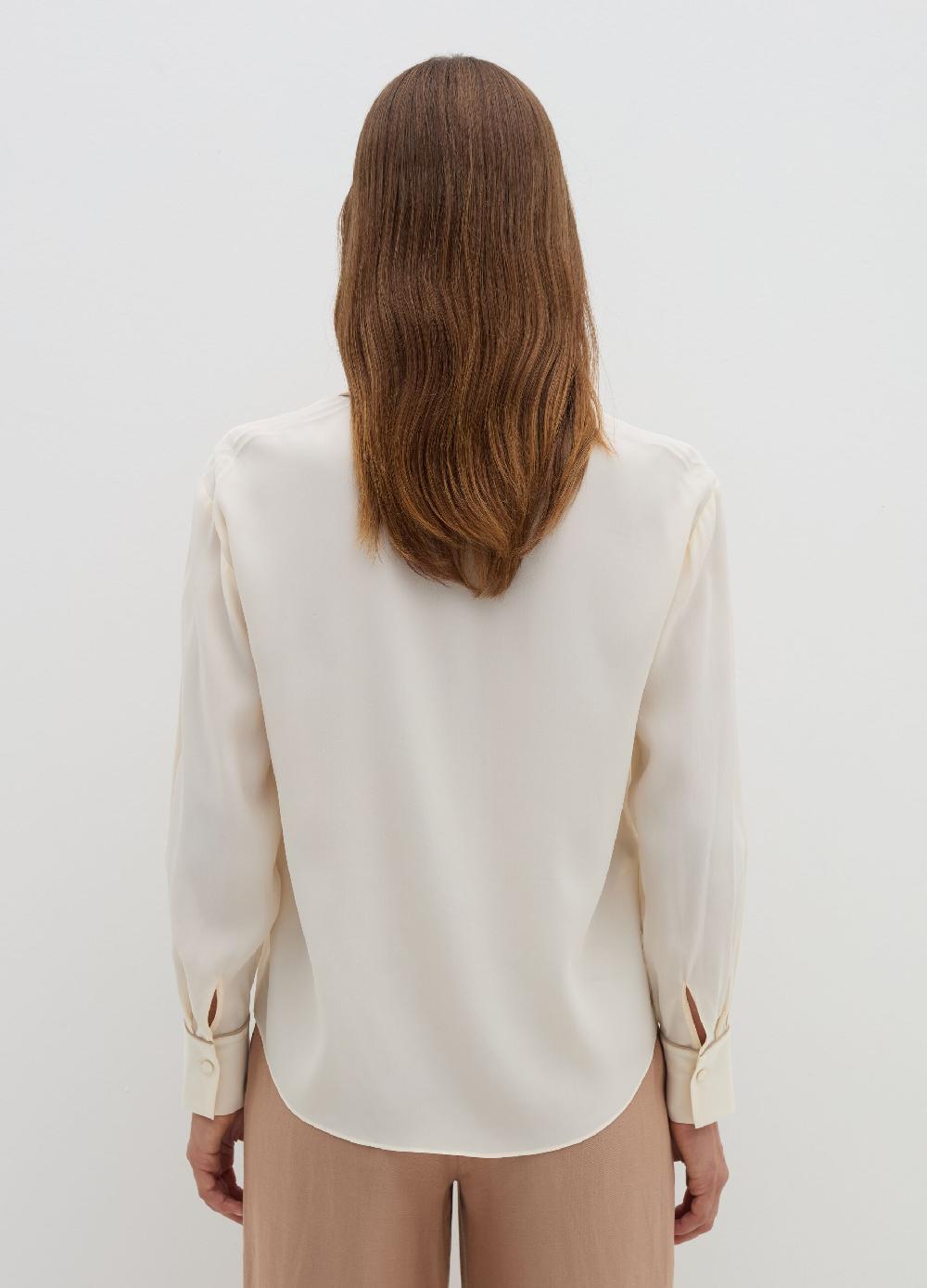 Stefanel Camicia loose fit con piping a contrasto Smaltimento dello stoccaggio