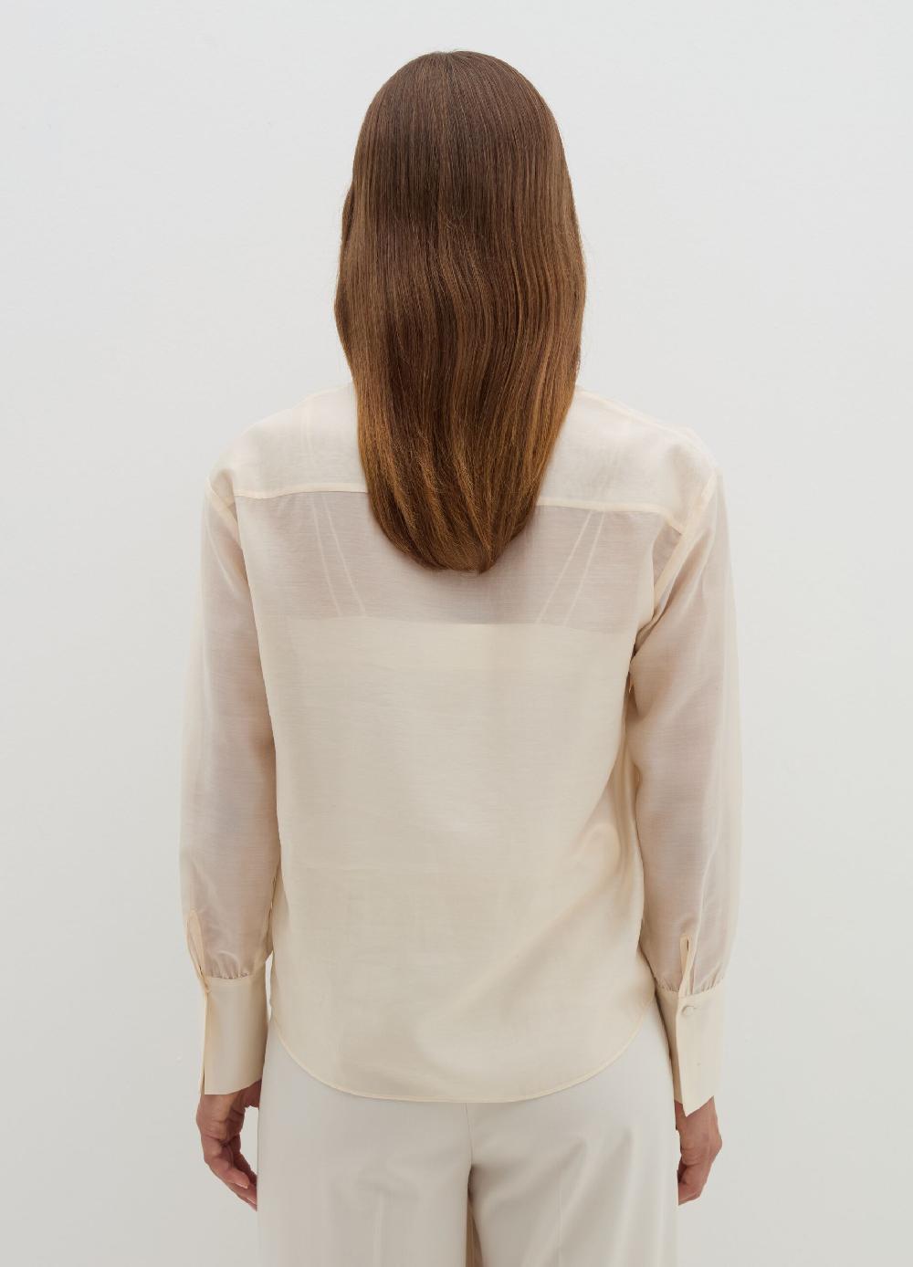 Stefanel Blusa in Tencel muslin con fiocco I Più Venduti