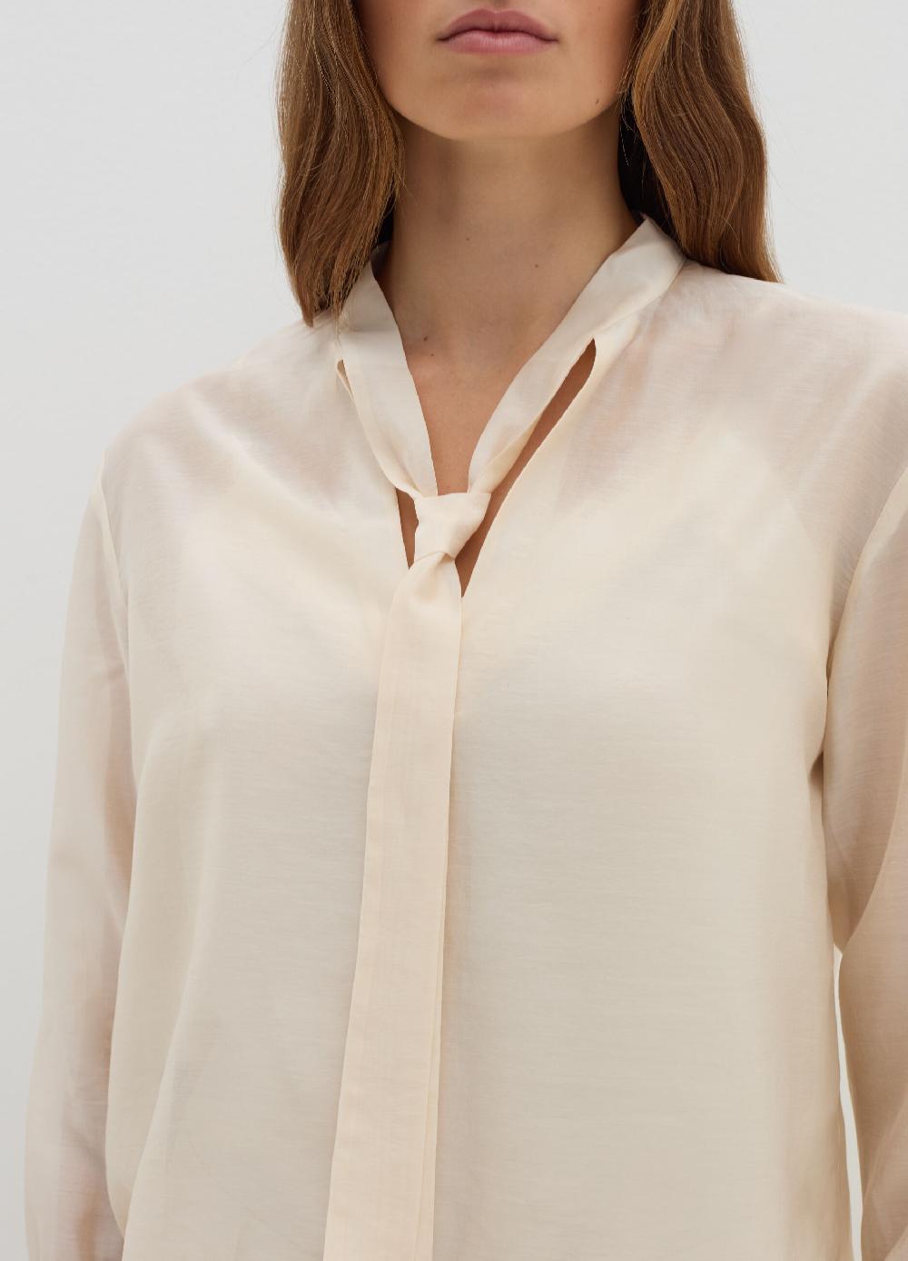 Stefanel Blusa in Tencel muslin con fiocco I Più Venduti