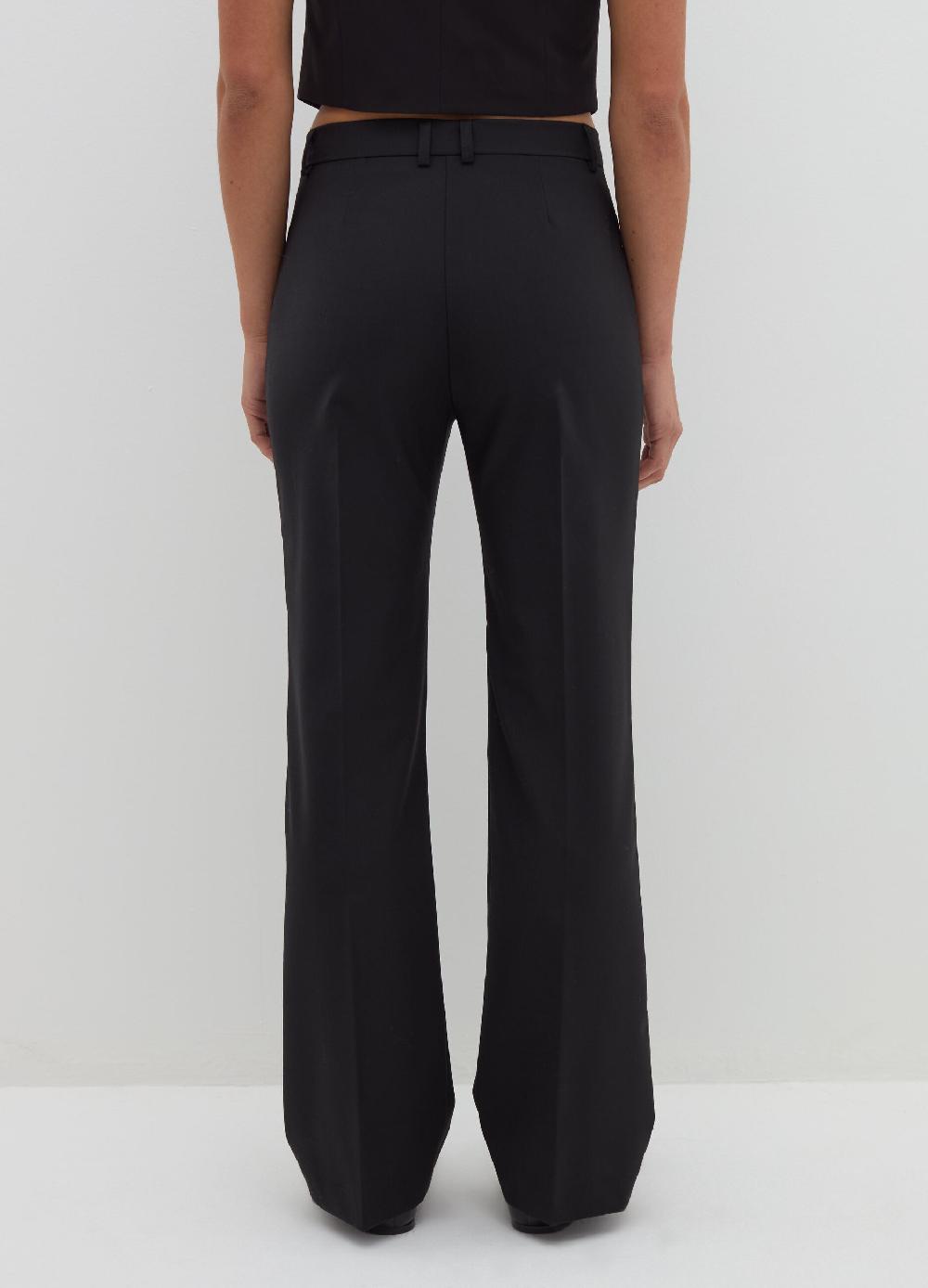 Stefanel Pantalone straight fit in fresco lana Nuovo