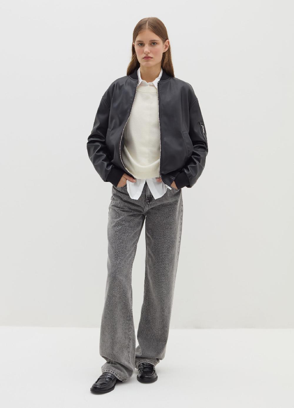 Stefanel Bomber full-zip effetto lucido Pezzi Unici