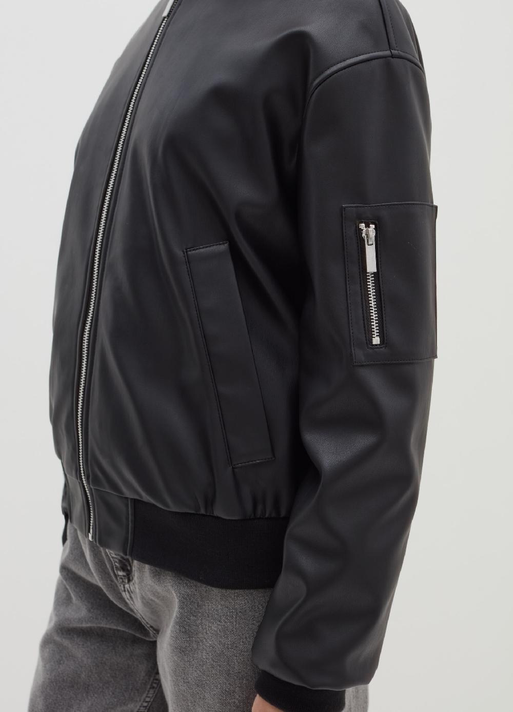 Stefanel Bomber full-zip effetto lucido Pezzi Unici