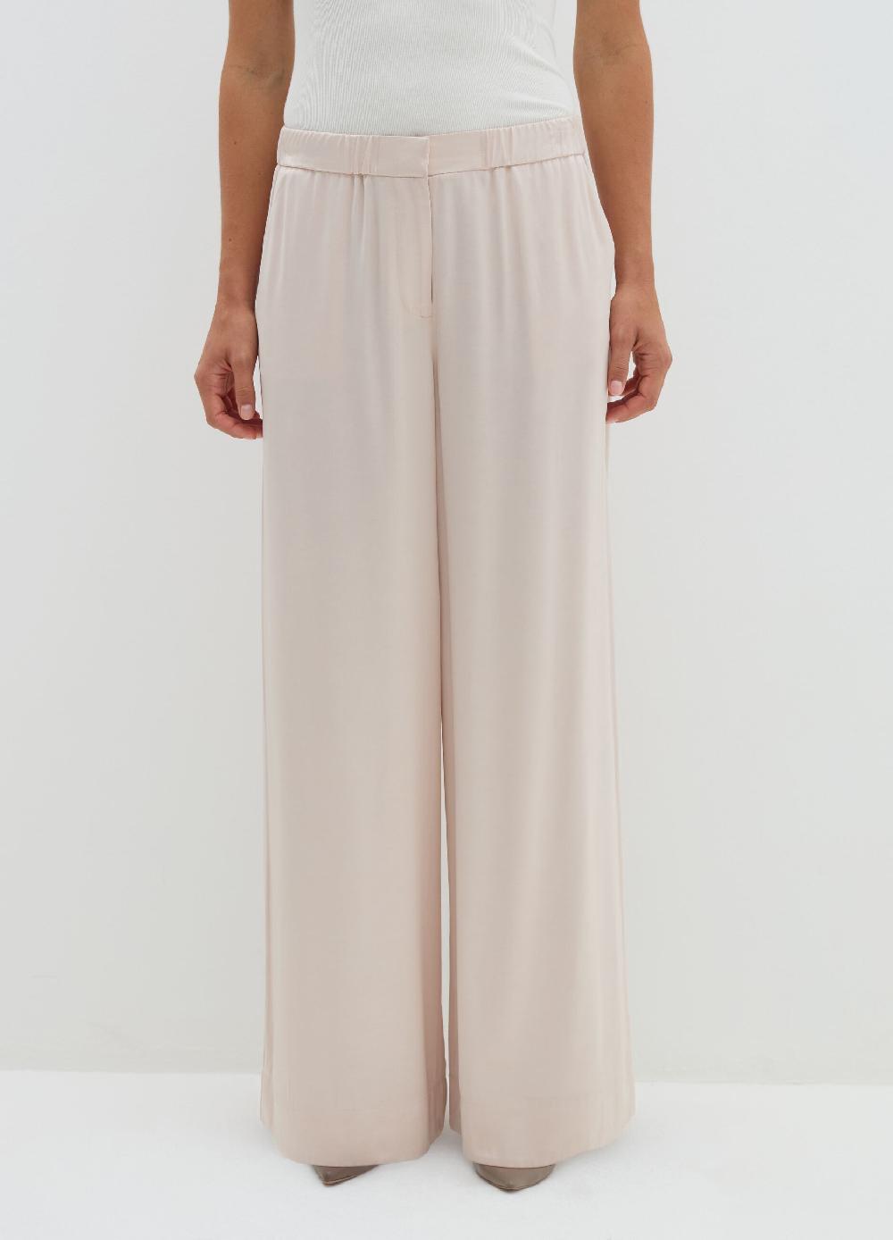 Stefanel Pantalone fluido pigiama in viscosa satin Soddisfazione Garantita