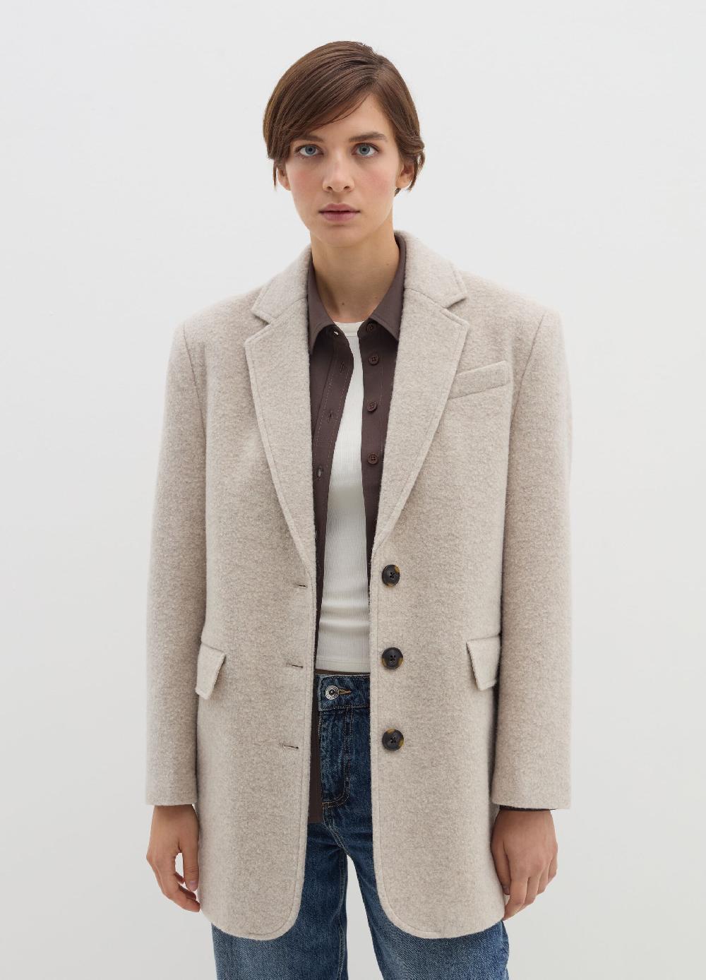 Stefanel Cappotto sette ottavi in panno Promozione Limitata