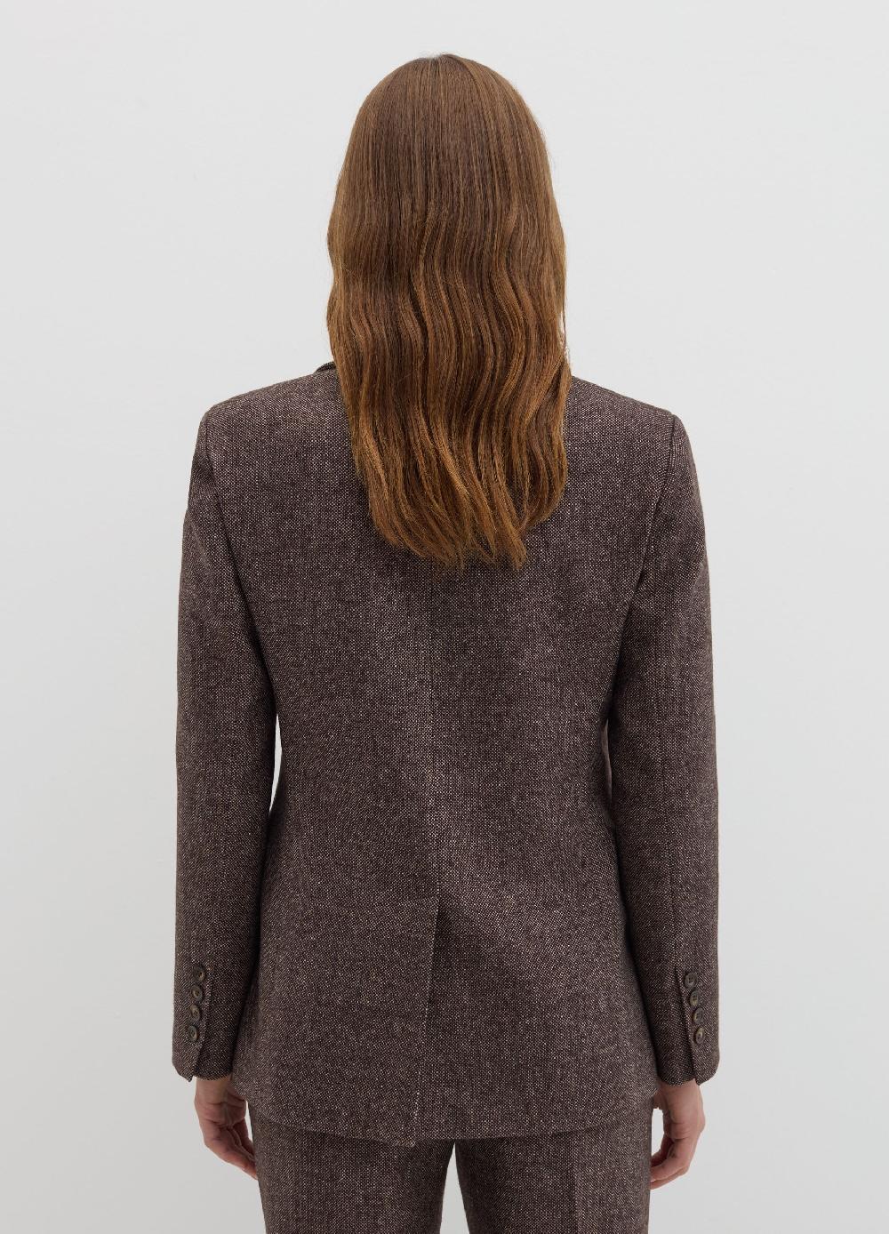 Stefanel Blazer monopetto in tweed Sconto