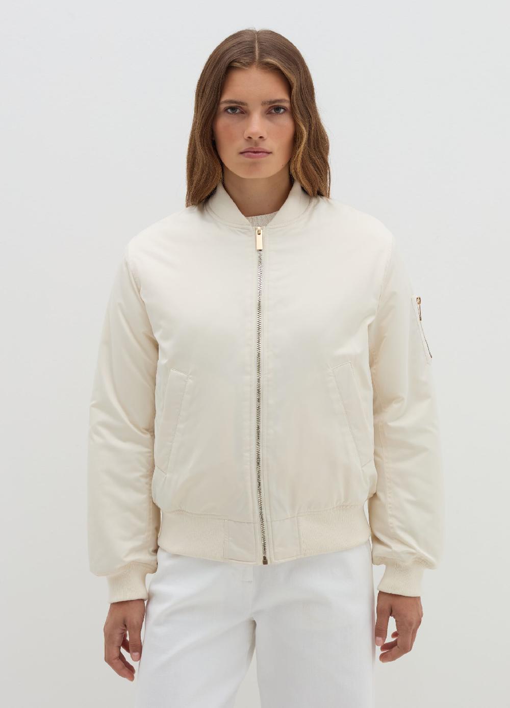 Stefanel Bomber full-zip effetto satin Offerta