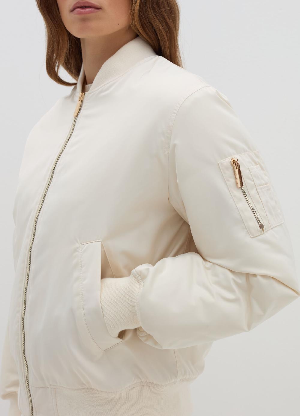 Stefanel Bomber full-zip effetto satin Offerta