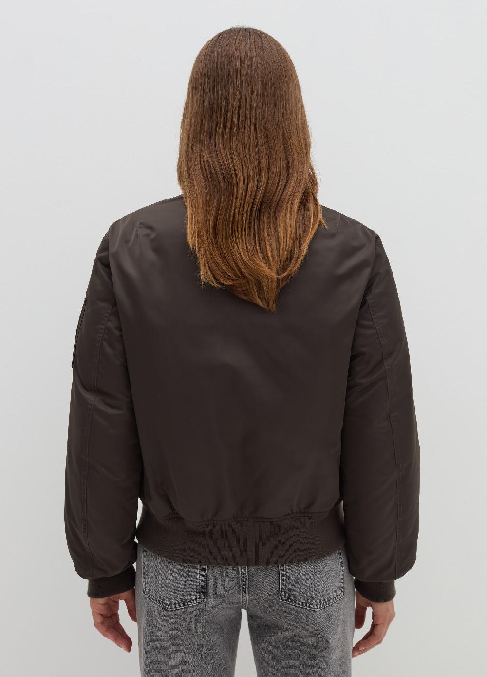 Stefanel Bomber full-zip effetto satin Outlet