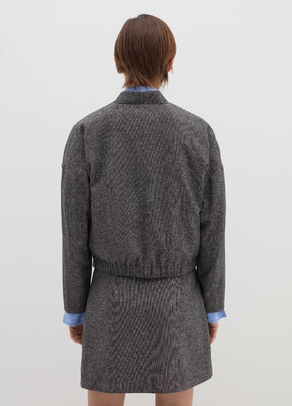 Stefanel Giacca corta in tweed con bottoni Saldi
