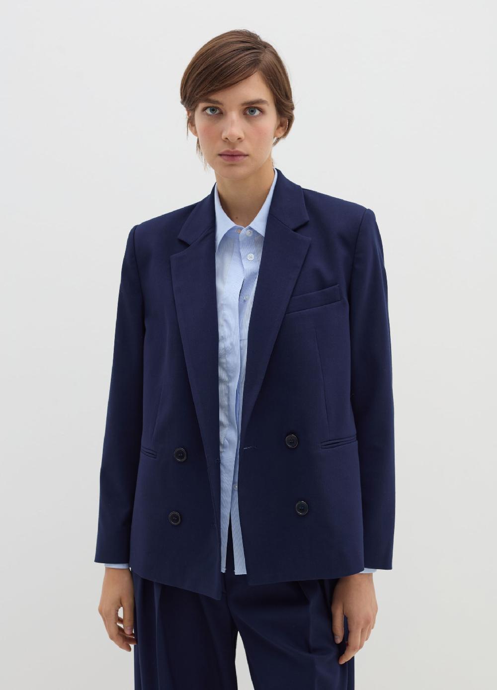 Stefanel Blazer doppiopetto in flanella Offerte