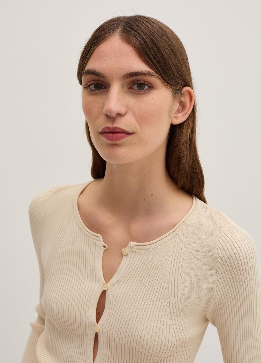 Stefanel Cardigan in crêpe con dettagli cut out In Saldo