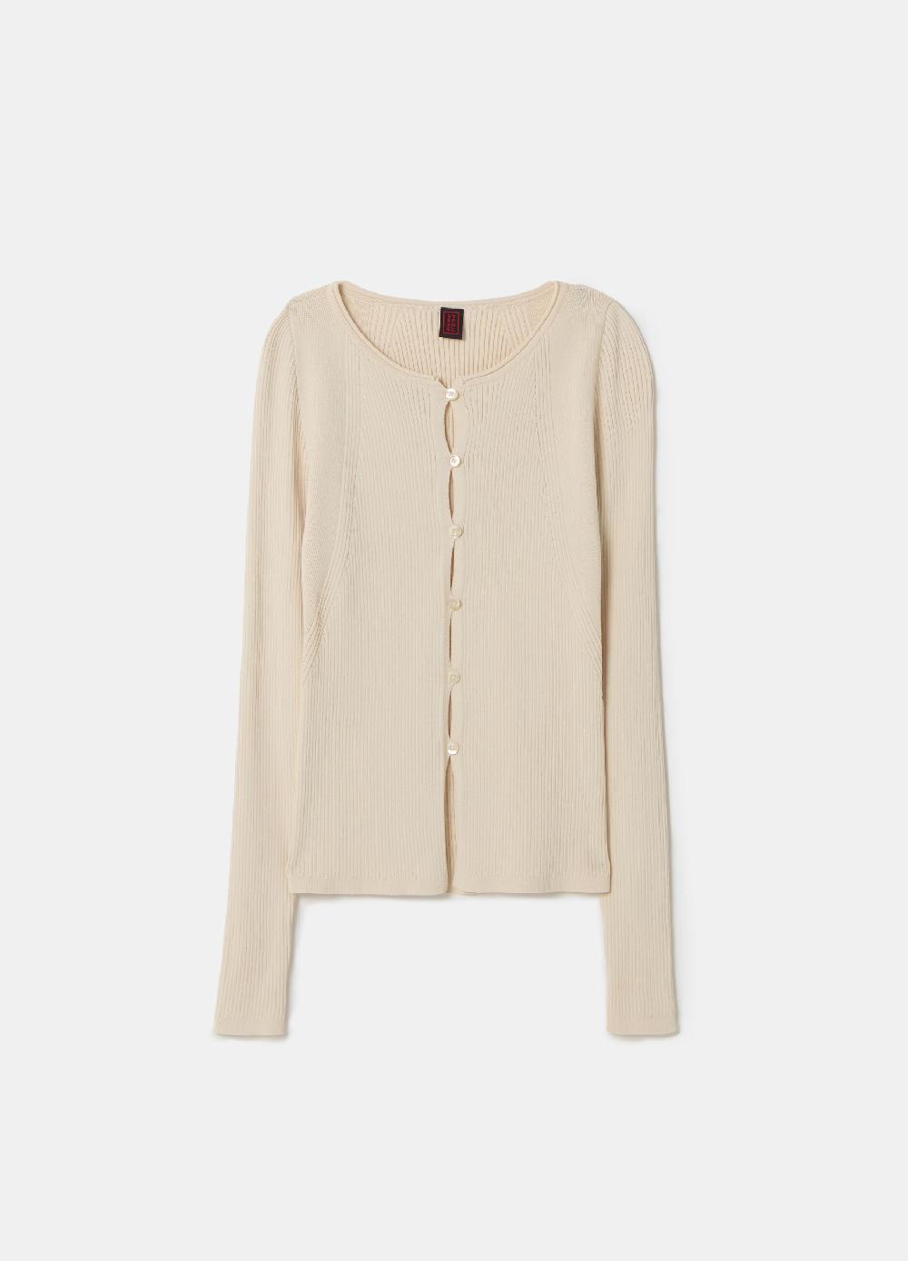 Stefanel Cardigan in crêpe con dettagli cut out In Saldo