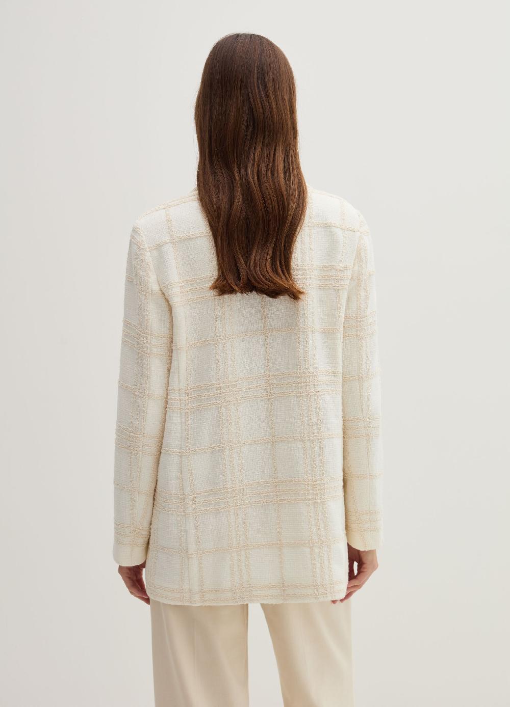 Stefanel Blazer in boucle windowpane Moda