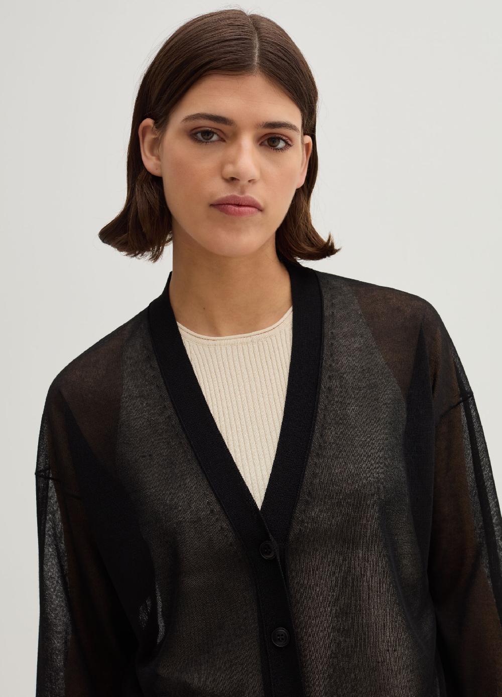 Stefanel Cardigan effetto trasparenza Vendita