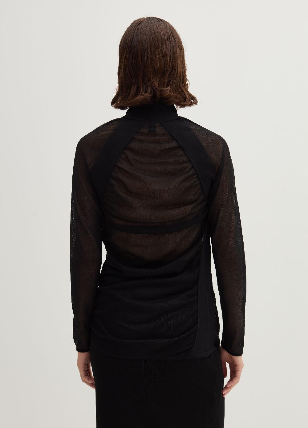 Stefanel Maglia effetto trasparenza con maniche raglan Promozione