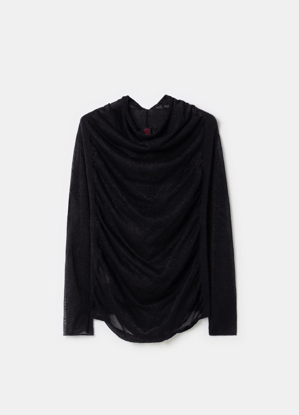 Stefanel Maglia effetto trasparenza con maniche raglan Promozione