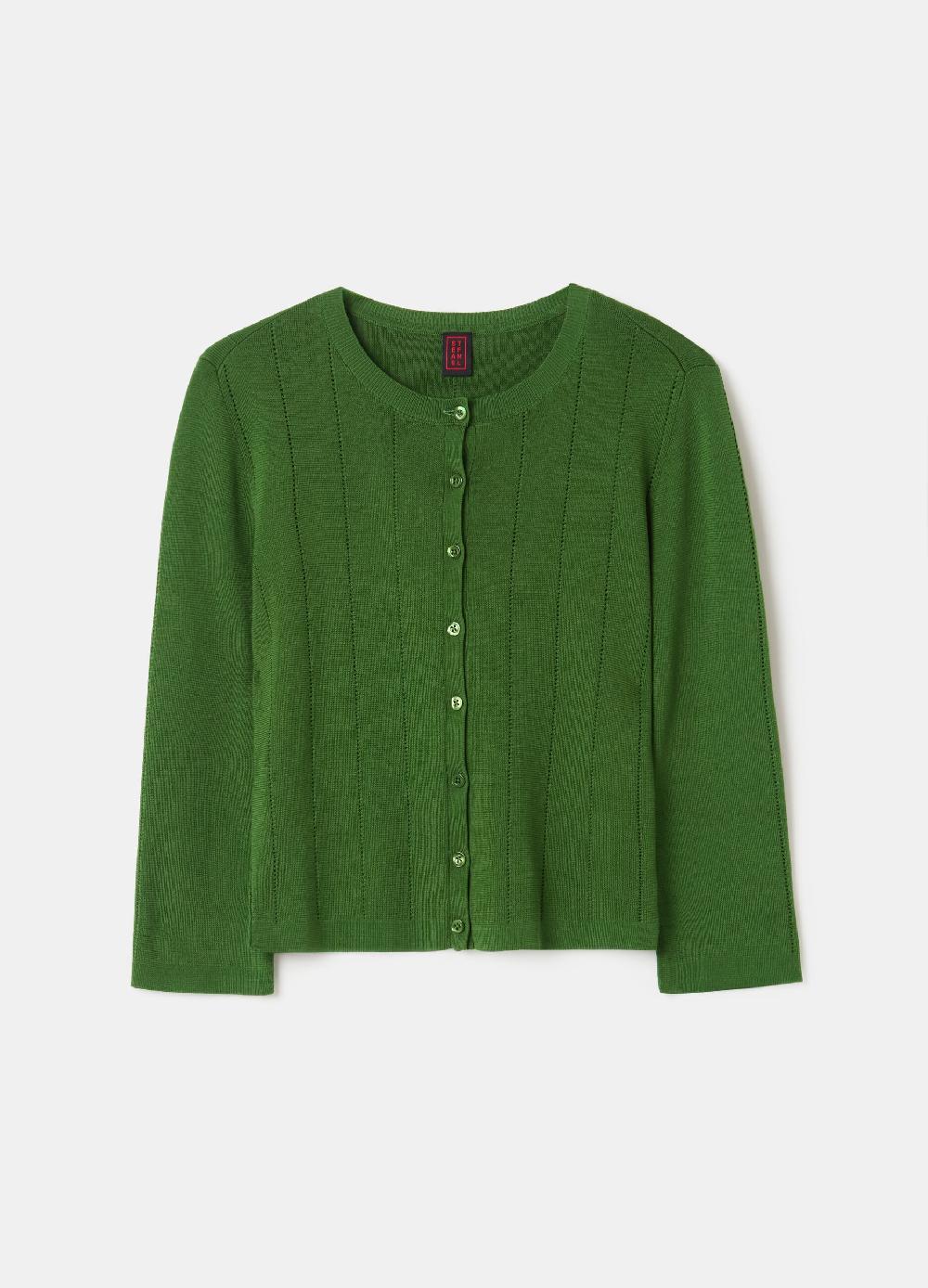 Stefanel Cardigan con maniche a tre quarti Soddisfazione Garantita