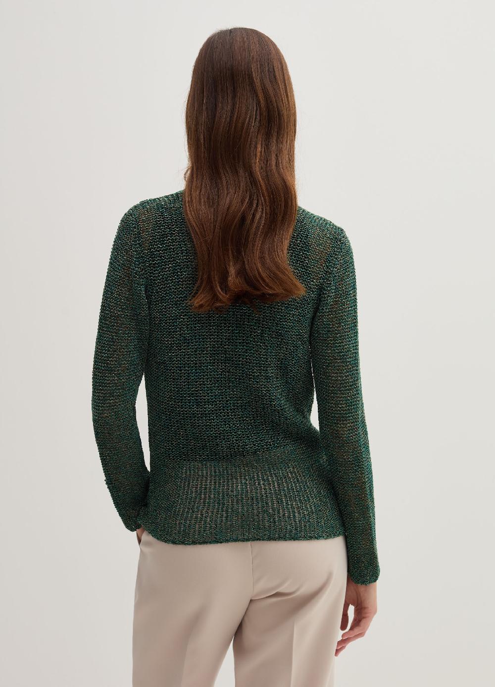 Stefanel Maglia semilucida traforata jacquard Prezzo Ridotto