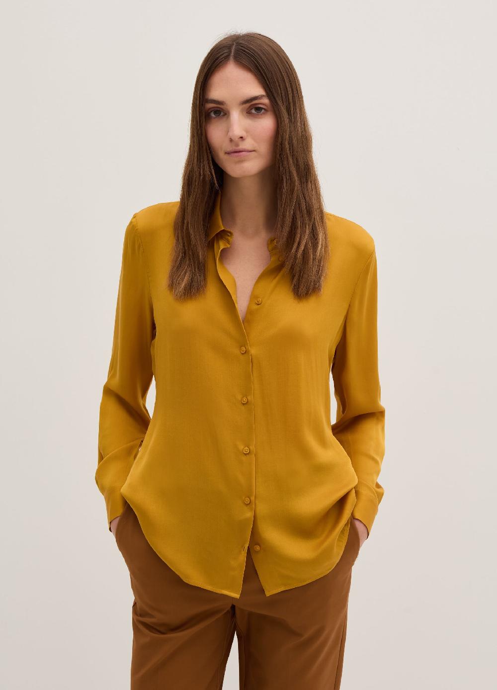 Stefanel Camicia regular fit in satin Novità