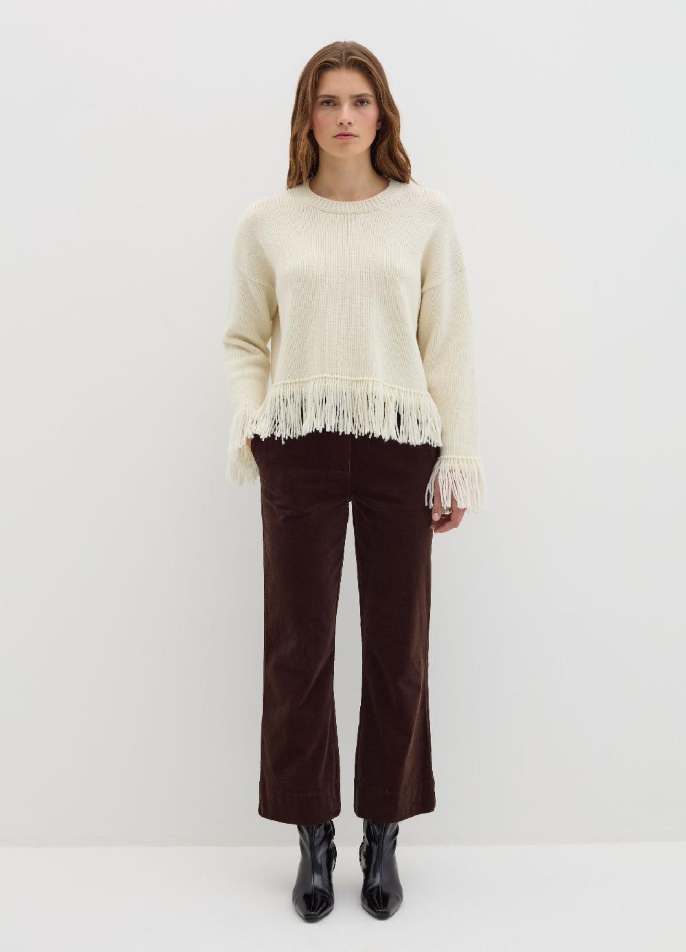 Stefanel Pantalone flare fit in corduroy Sconto