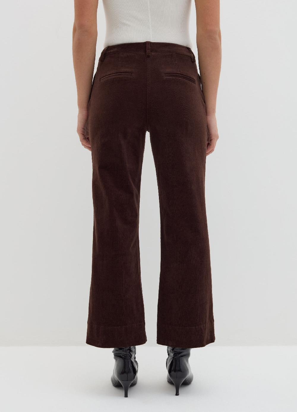 Stefanel Pantalone flare fit in corduroy Sconto