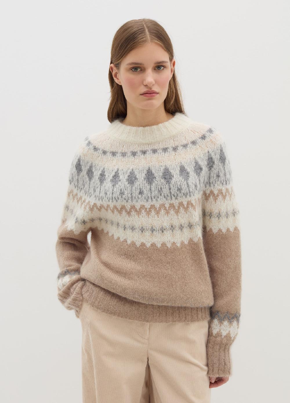 Stefanel Pullover con disegno jacquard Offerte
