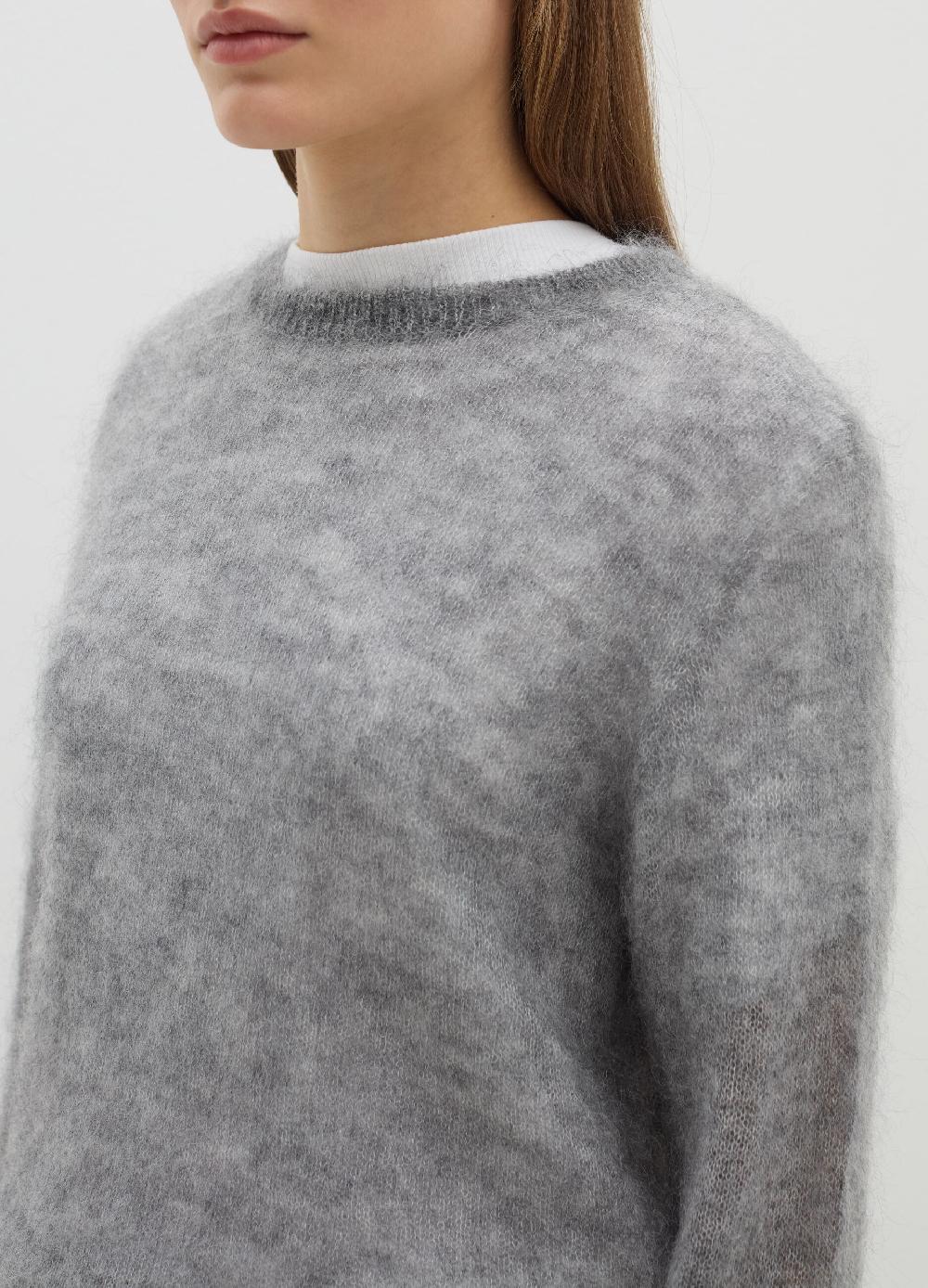 Stefanel Pullover ultra leggero in filato peloso Vendita Economica