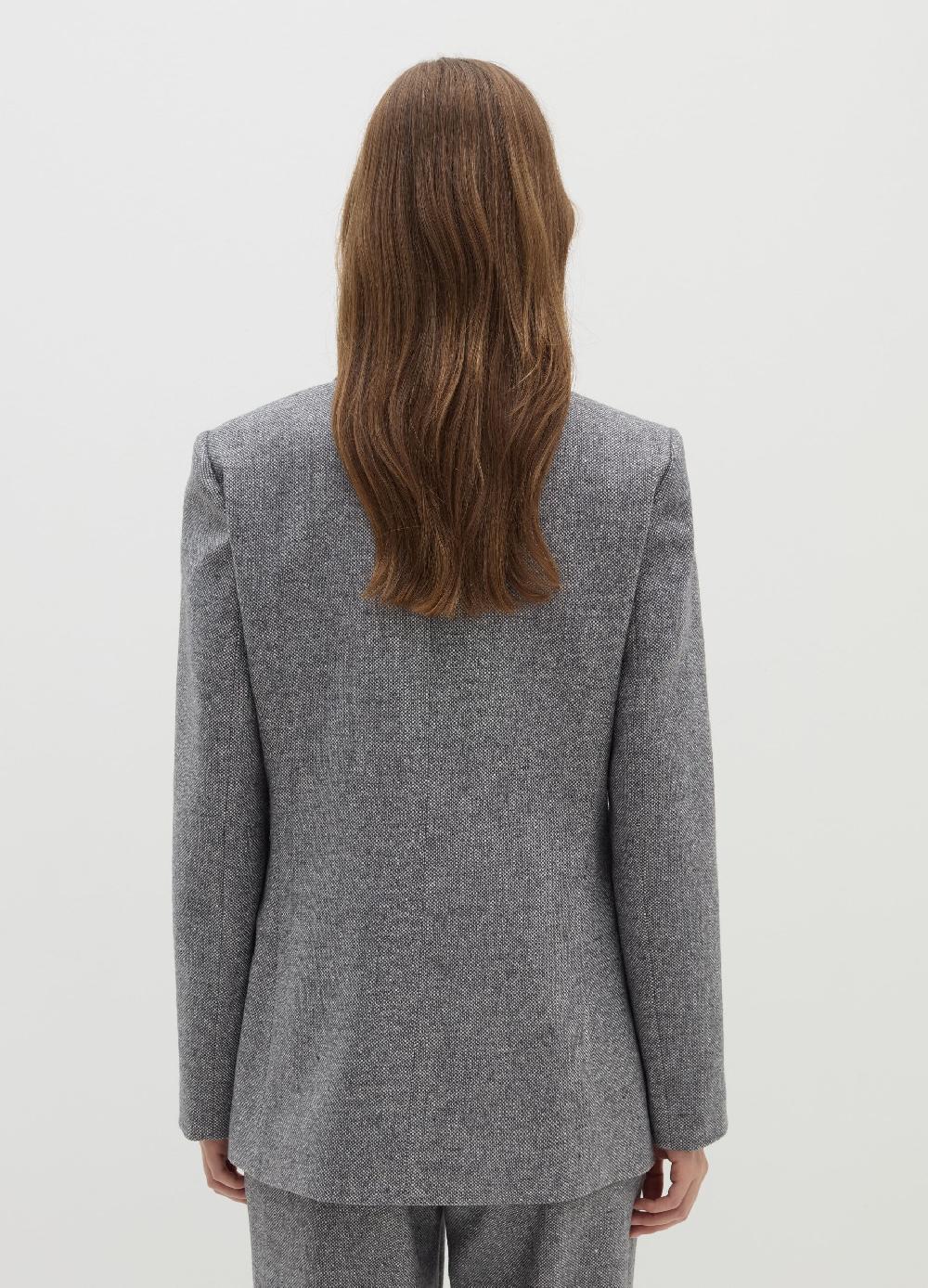 Stefanel Blazer doppiopetto in tweed Nuova