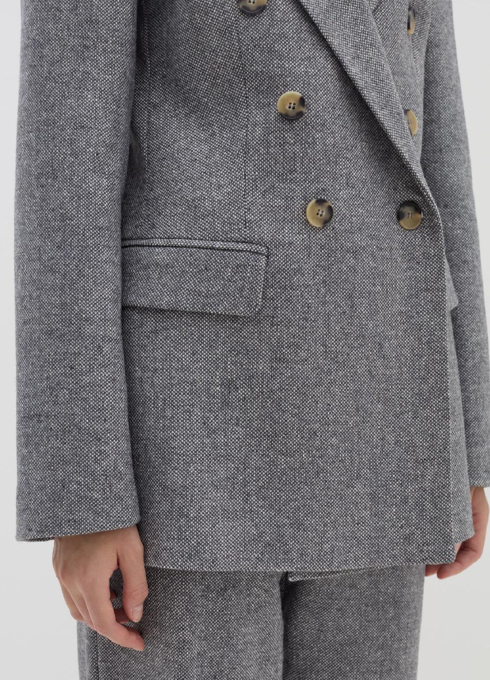 Stefanel Blazer doppiopetto in tweed Nuova