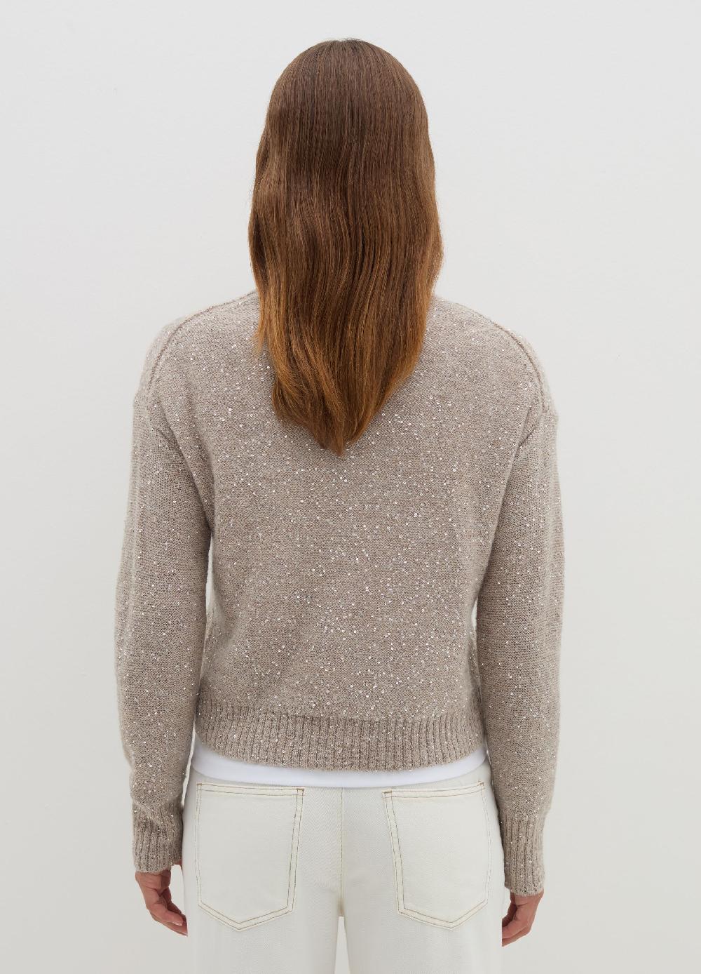 Stefanel Pullover in mohair con micro paillettes Promozione