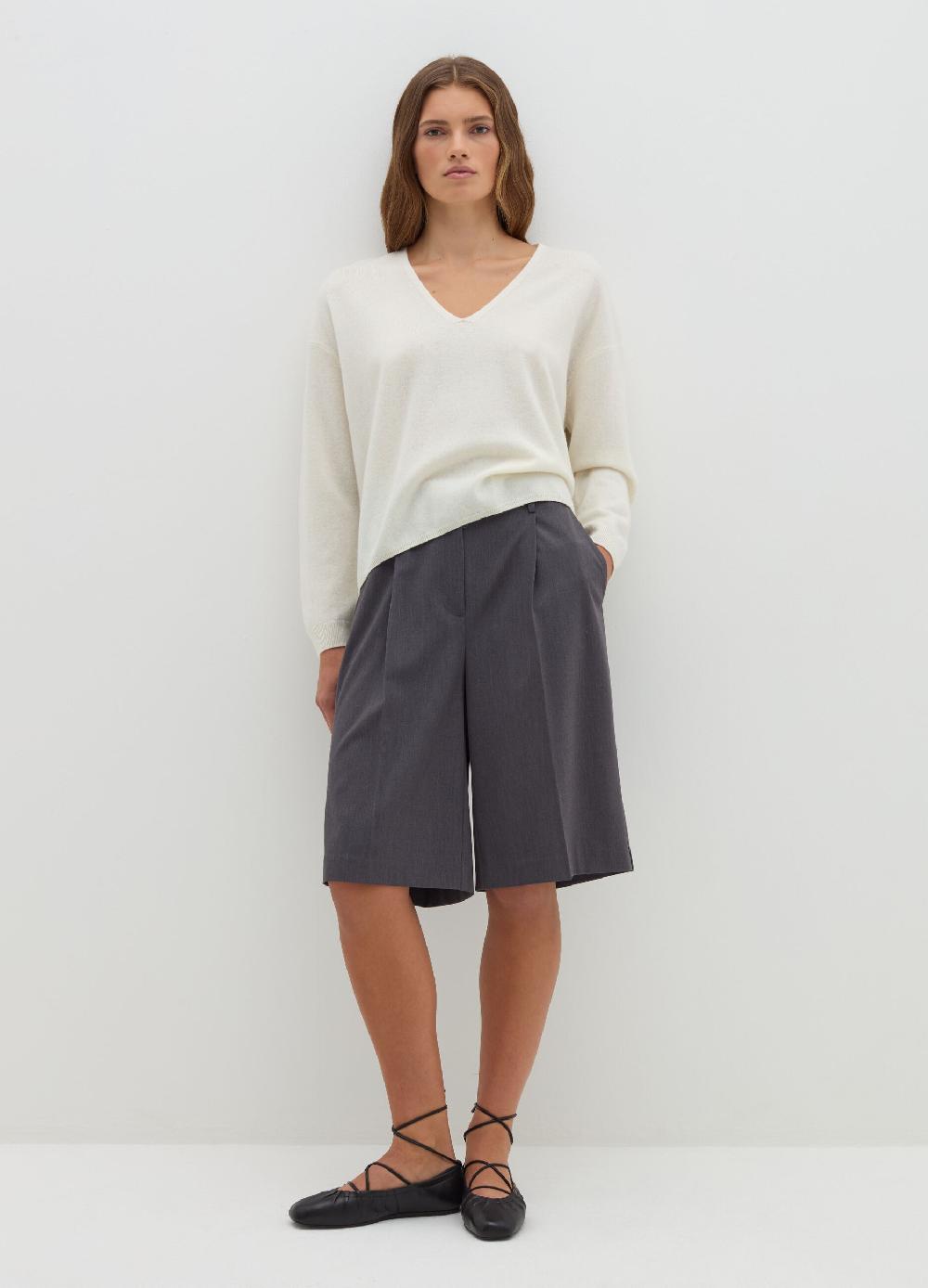 Stefanel Pullover in lana e cashmere con scollo a V Spedizione Gratuita
