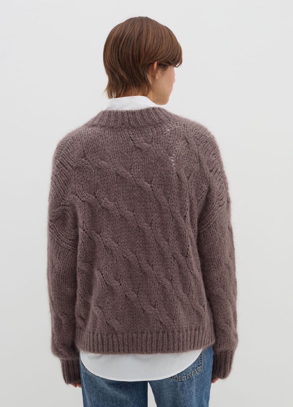 Stefanel Cardigan oversize a treccia con scollo a V Pezzi Unici