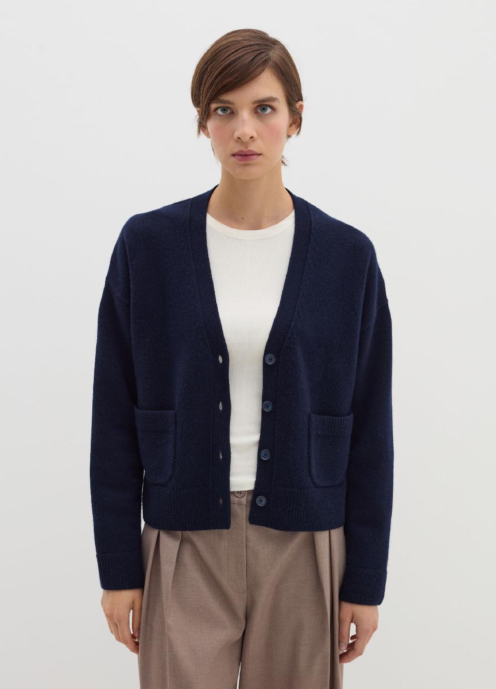Stefanel Cardigan in lana e cashmere con scollo a V Promozione Limitata