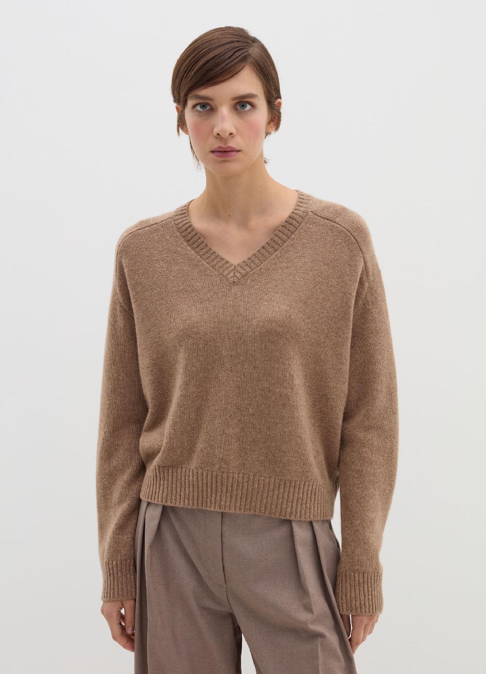 Stefanel Pullover in cashmere con scollo a V Shopping Online