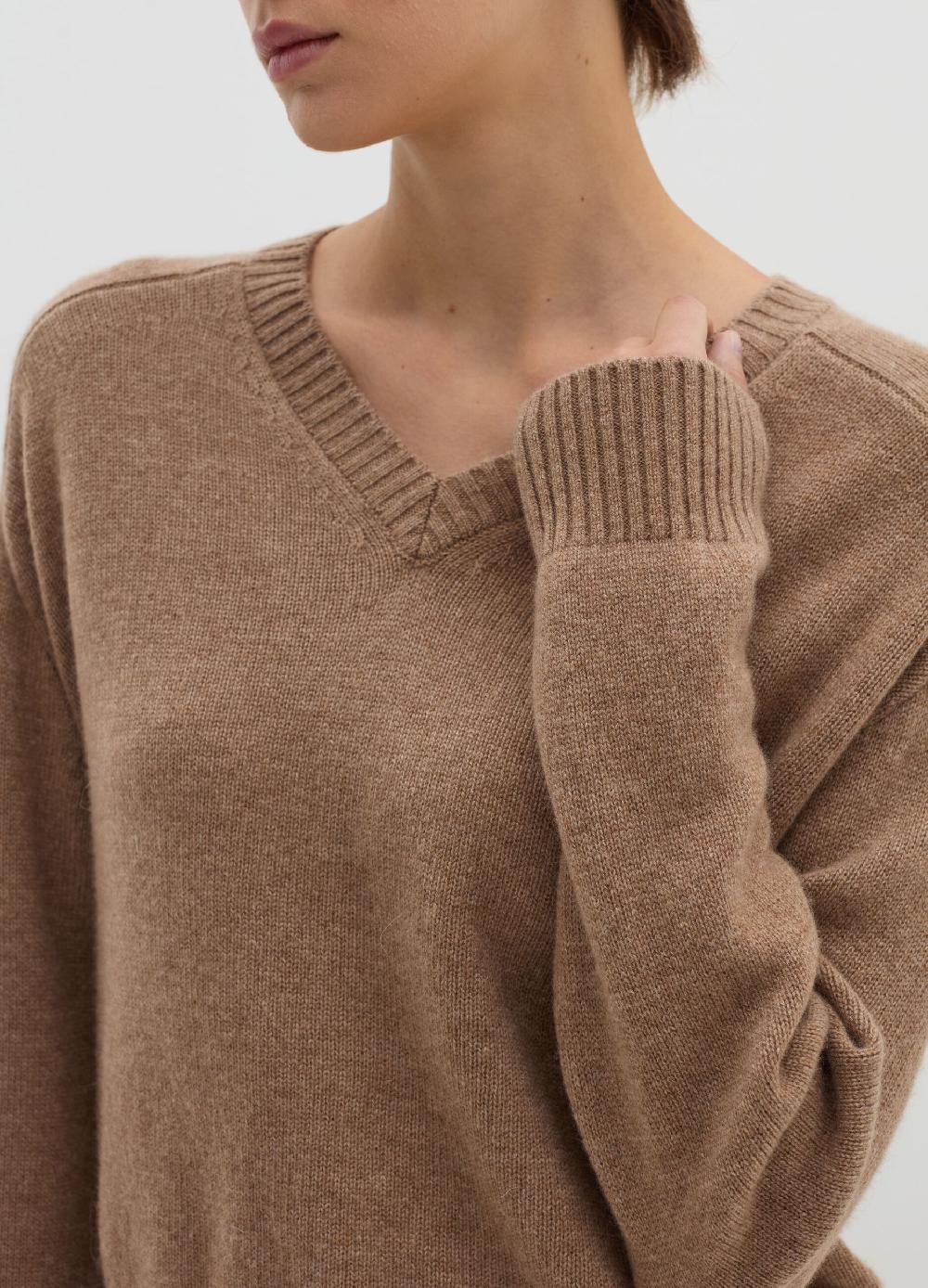 Stefanel Pullover in cashmere con scollo a V Shopping Online
