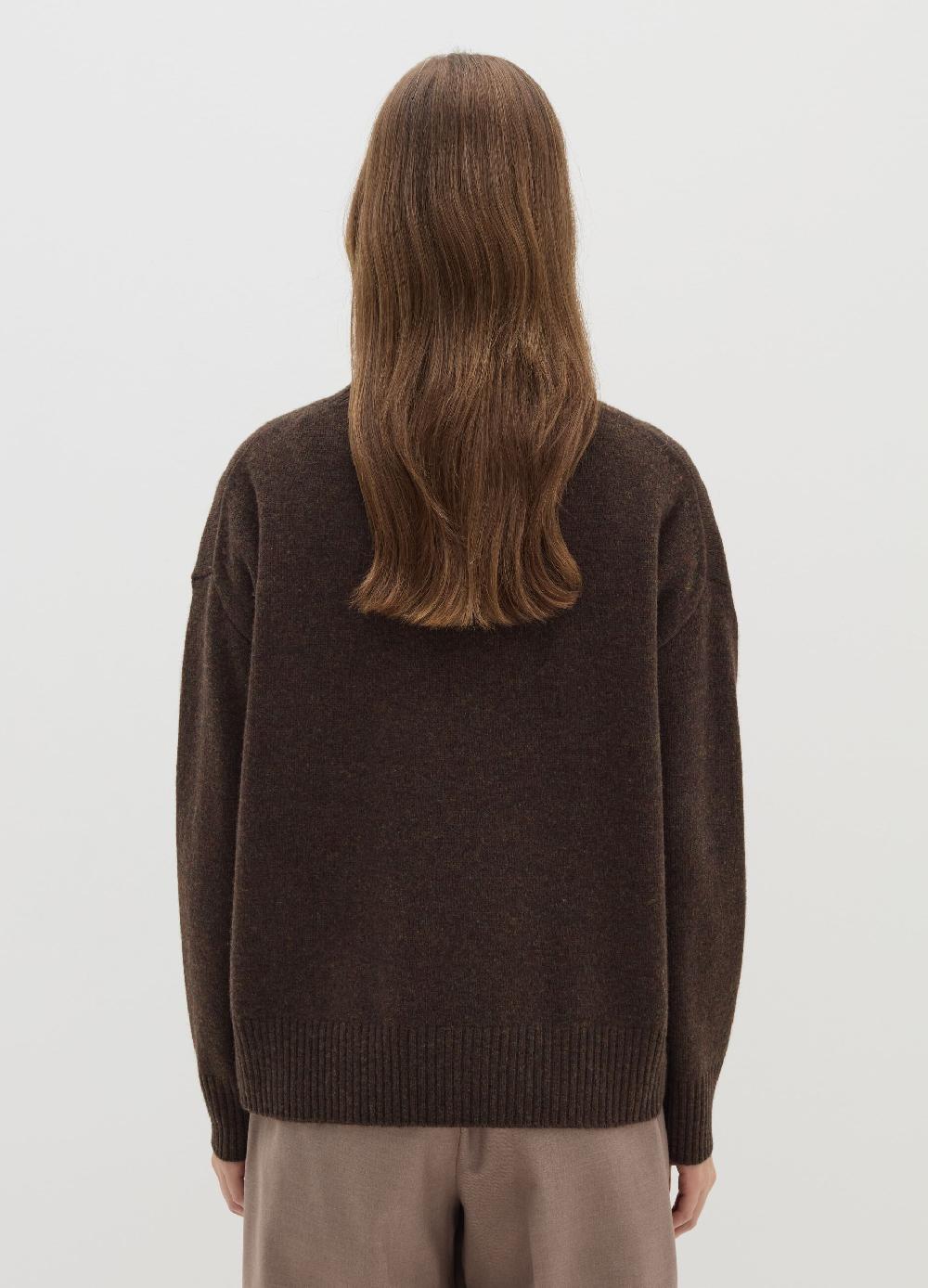 Stefanel Pullover mock neck in lana cardata Presa