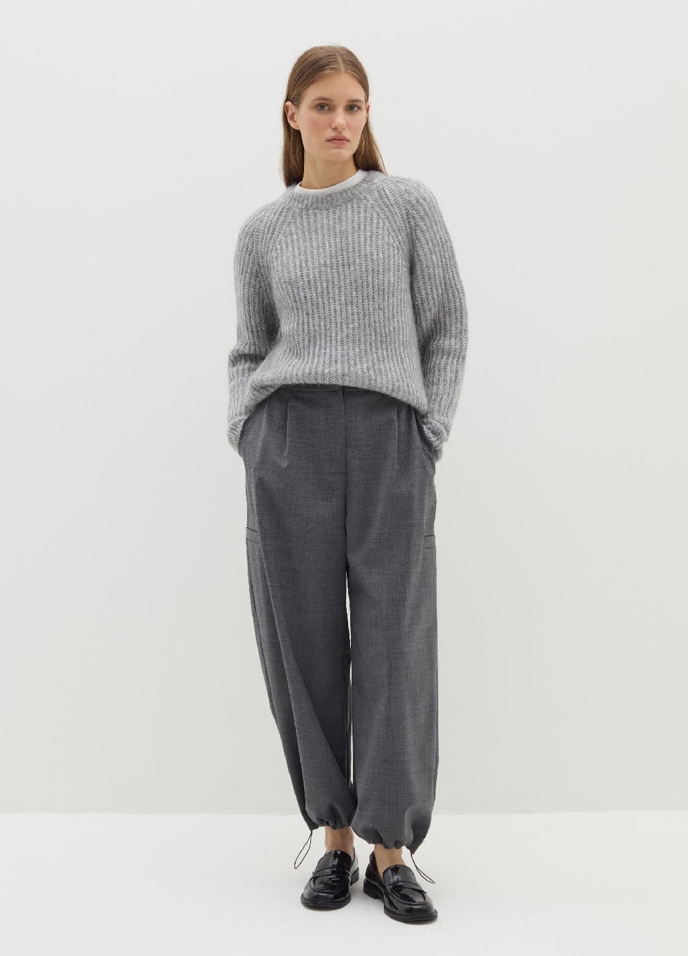 Stefanel Pullover a coste inglesi con micro paillettes