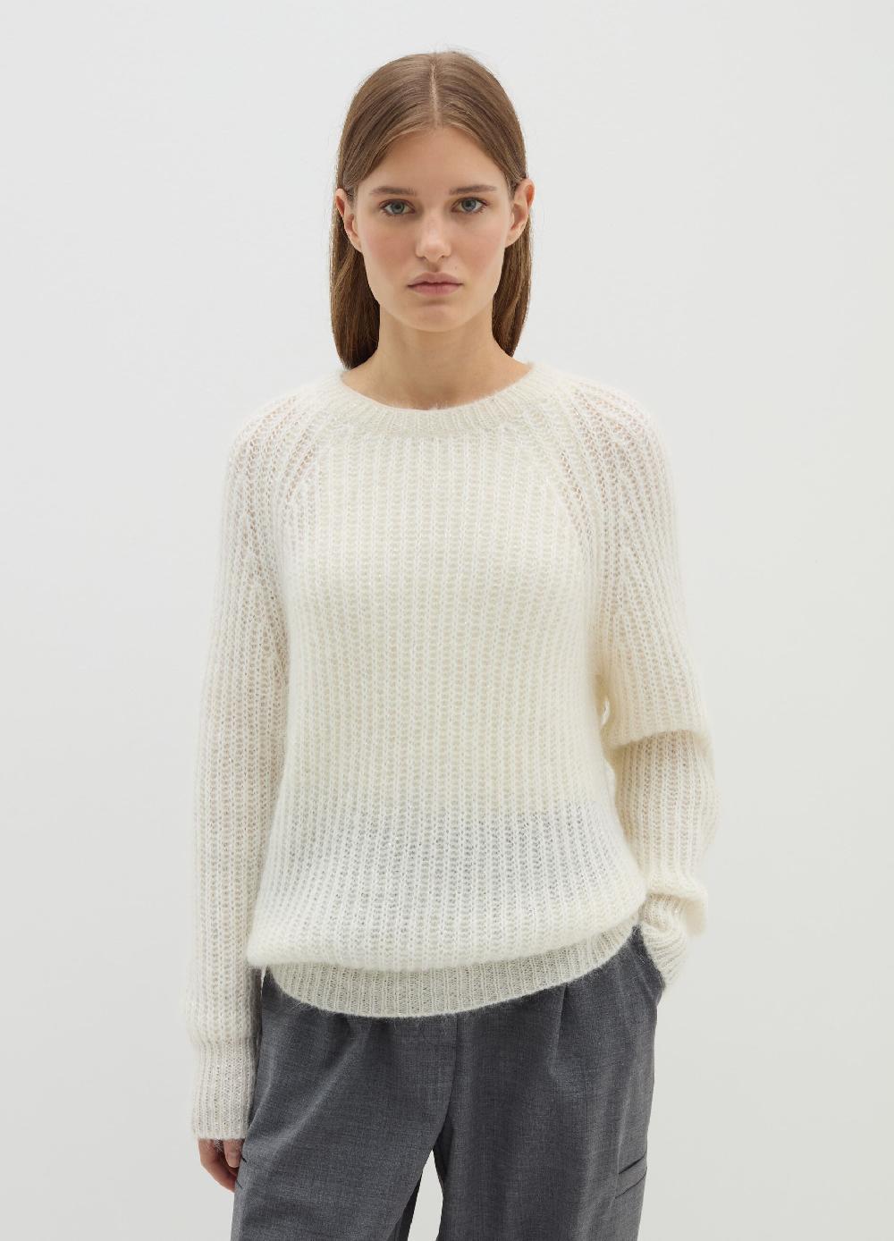 Stefanel Pullover a coste inglesi con micro paillettes Outlet