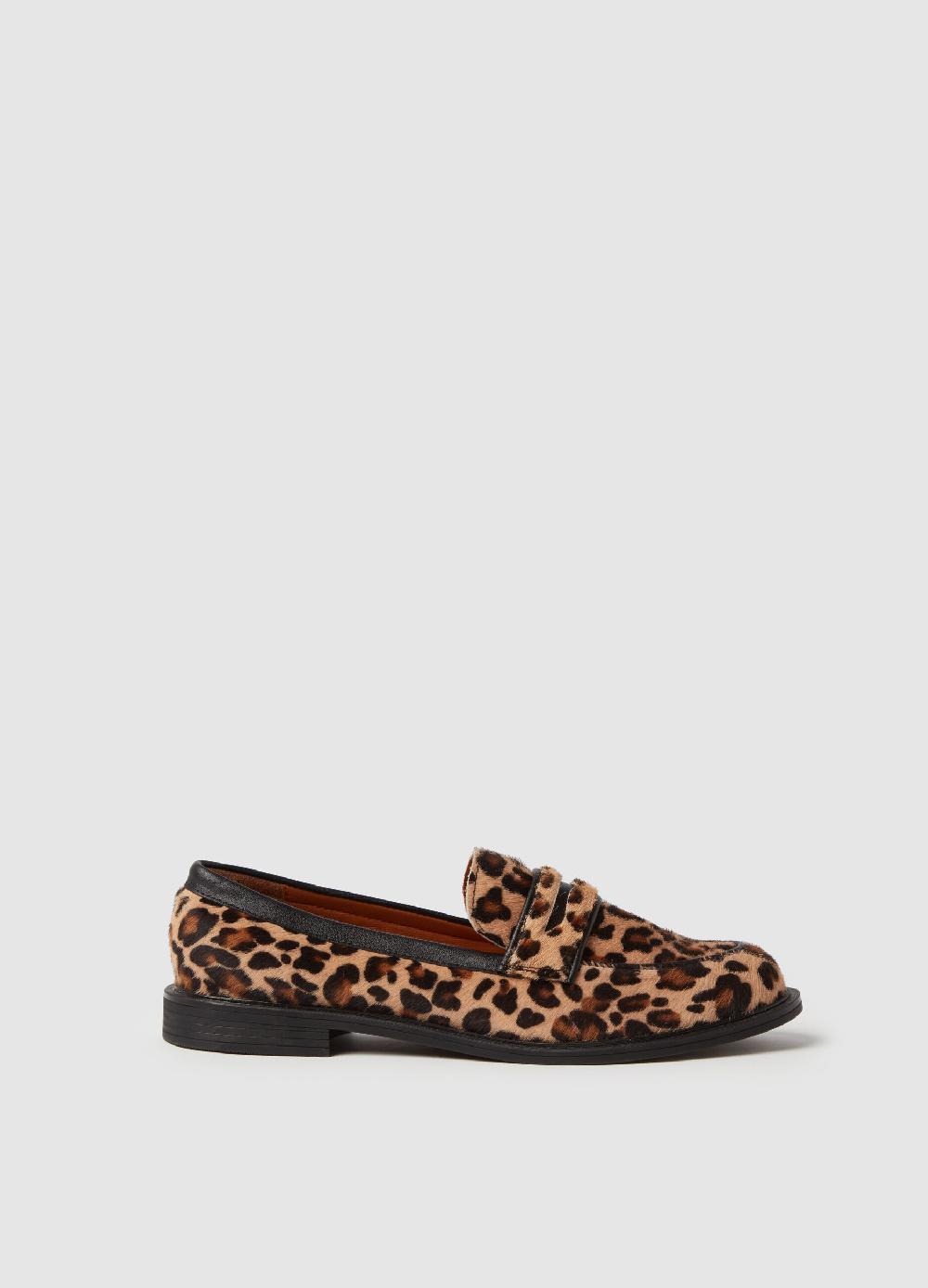 Stefanel Mocassino in cavallino animalier