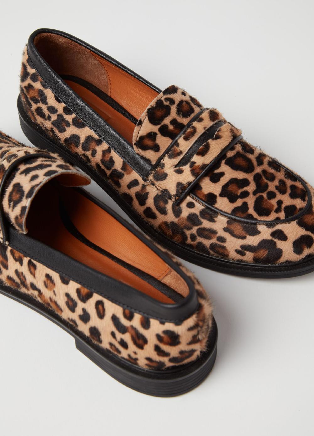 Stefanel Mocassino in cavallino animalier Italia