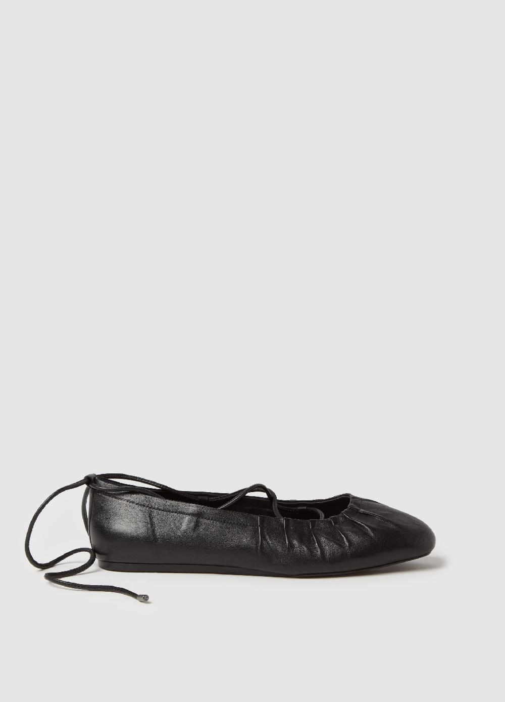 Stefanel Ballerina in pelle con laccetto Soddisfazione Garantita