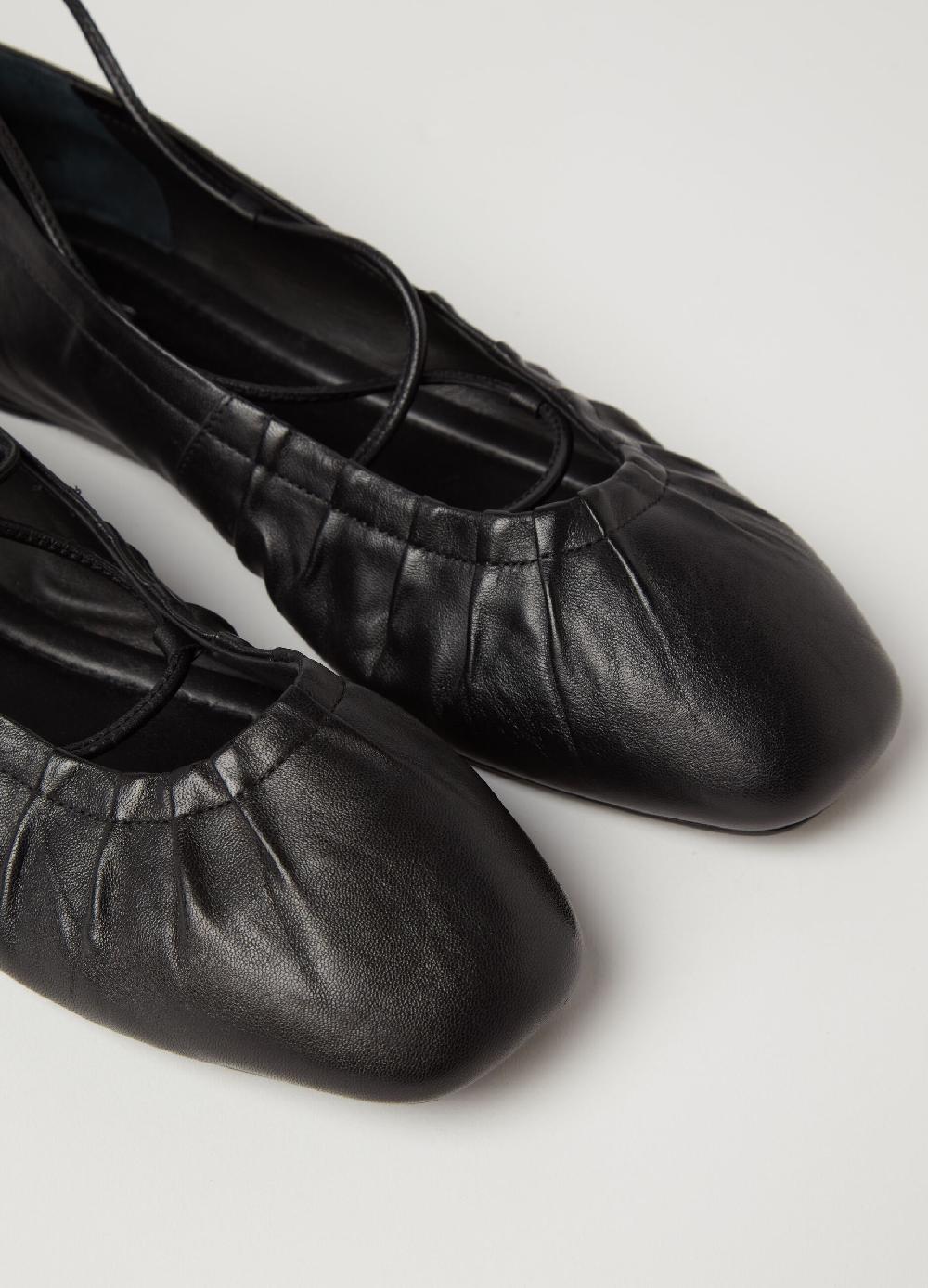 Stefanel Ballerina in pelle con laccetto Soddisfazione Garantita