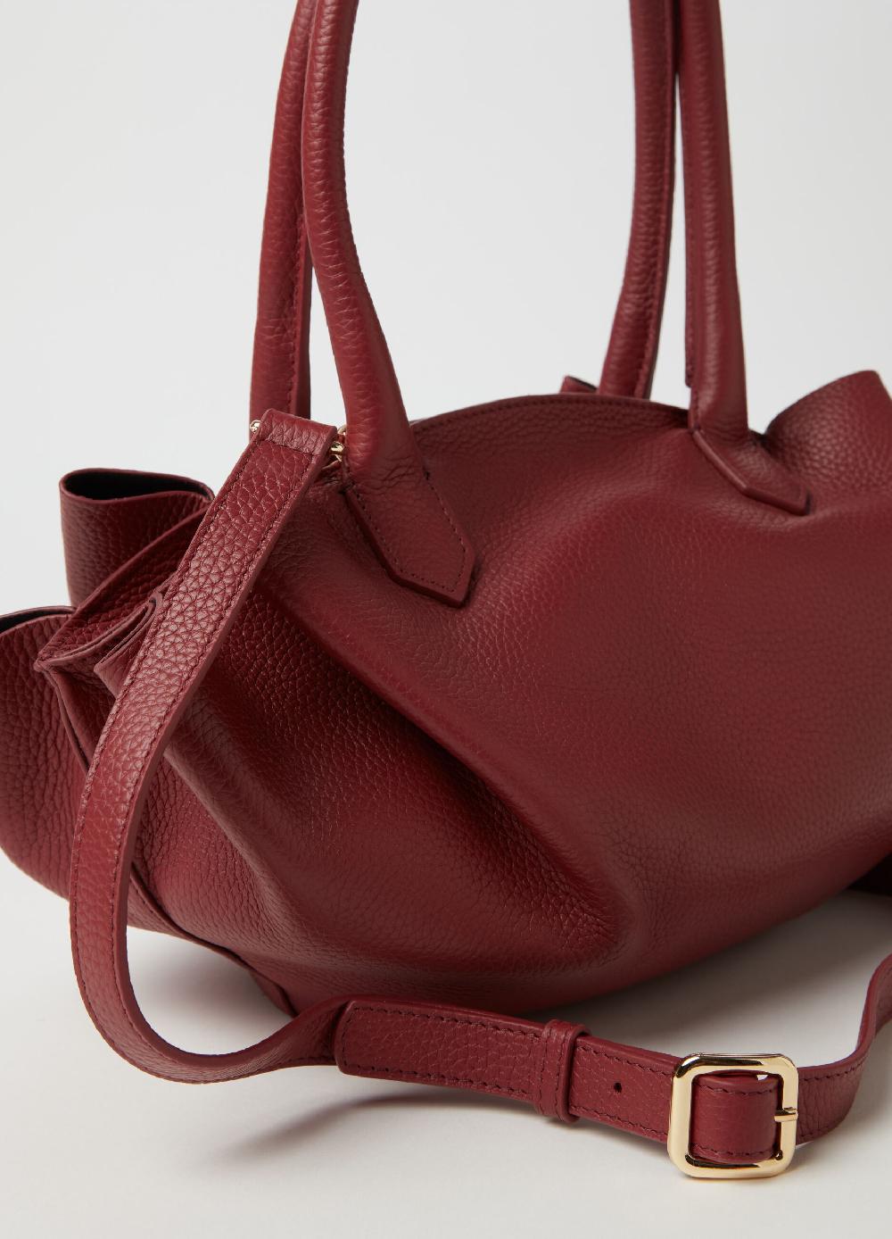 Stefanel Borsa shopper in pelle martellata Promozione