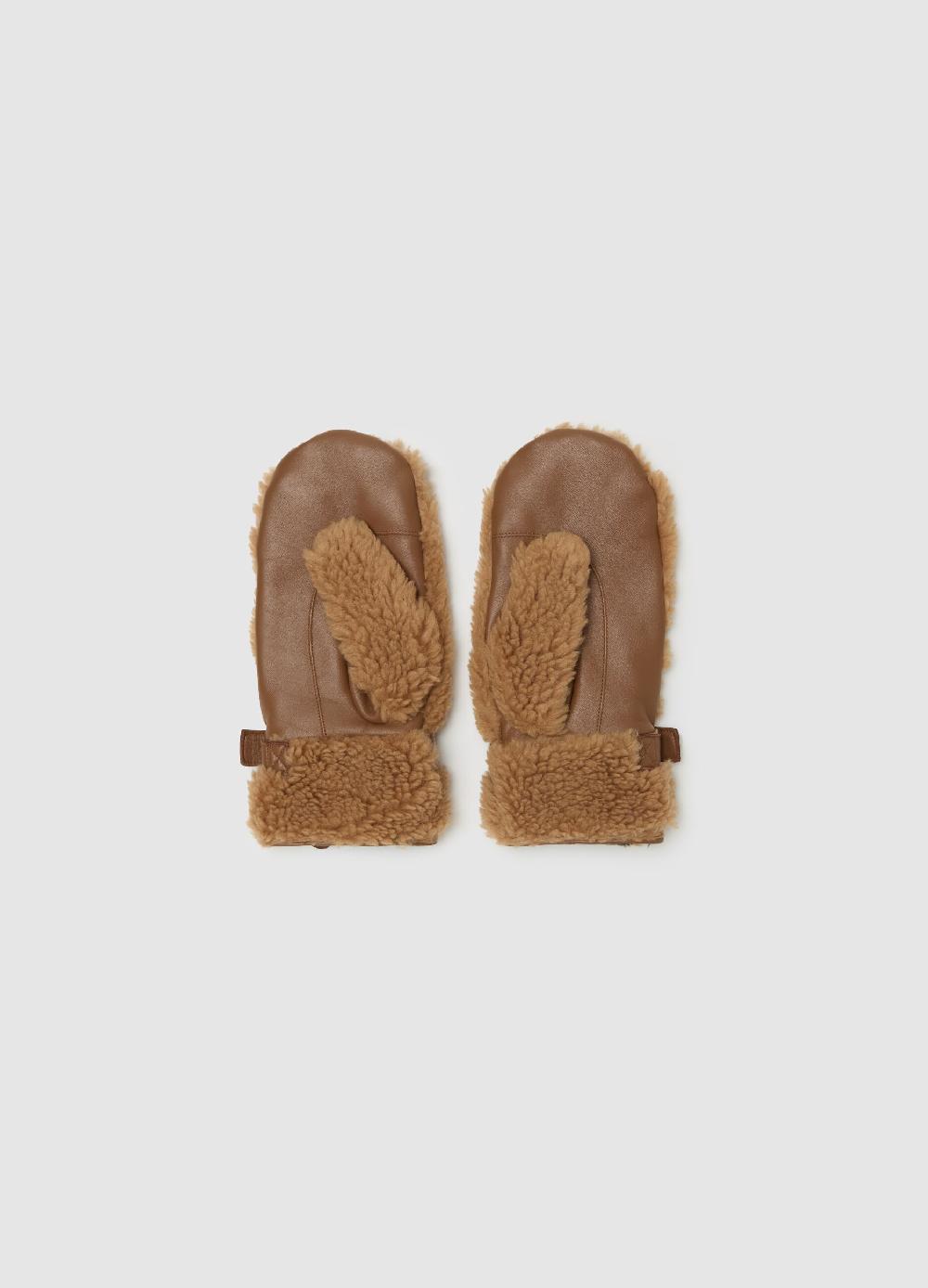 Stefanel Muffole in sherling Negozi Online