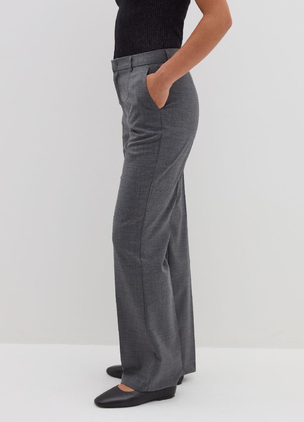 Stefanel Pantalone straight fit in fresco lana In Saldo