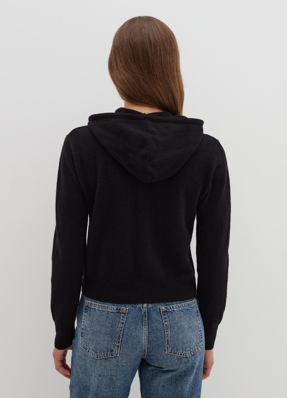 Stefanel Cardigan in lana e cashmere con cappuccio Convenienza