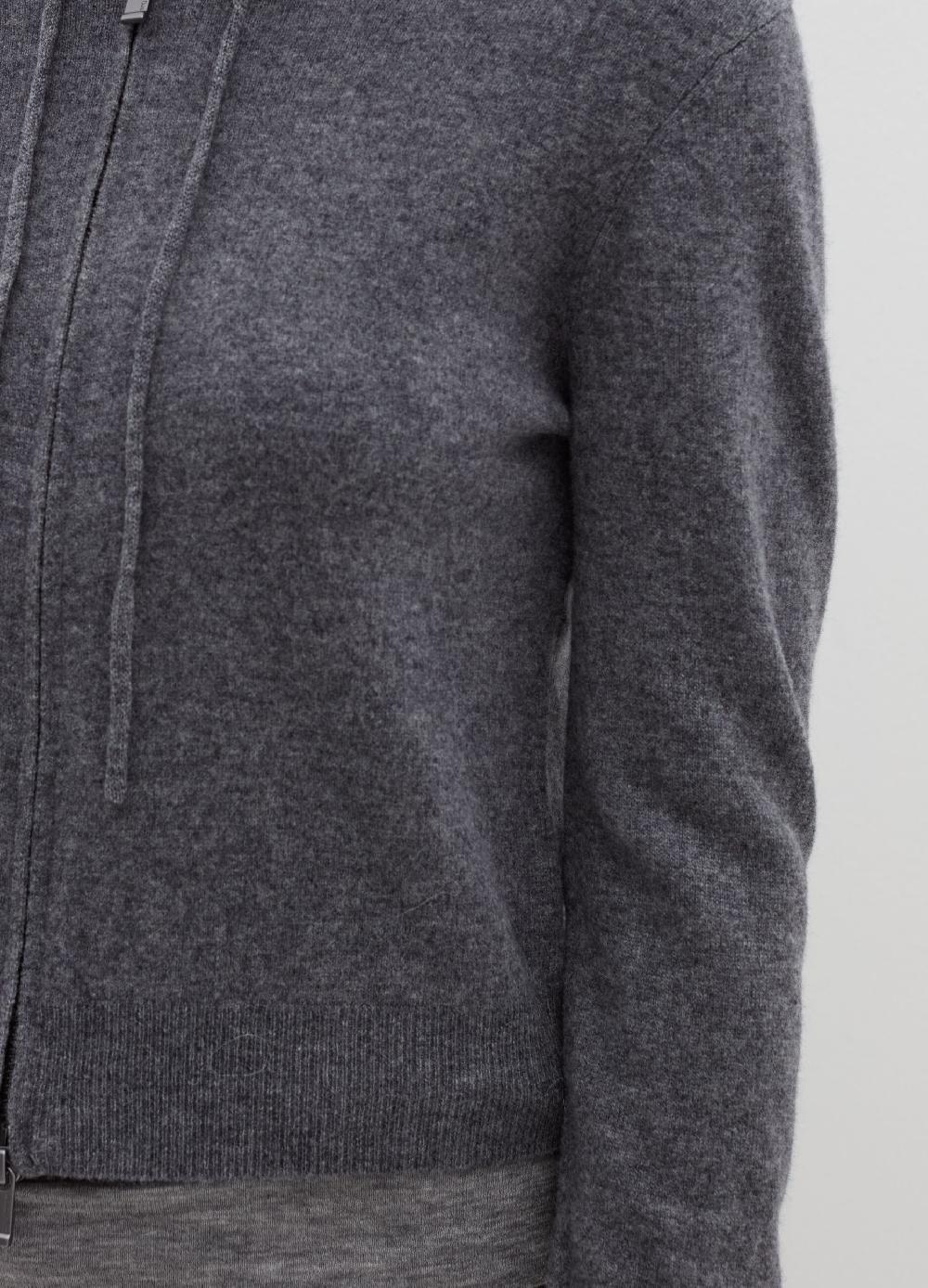Stefanel Cardigan in lana e cashmere con cappuccio Online