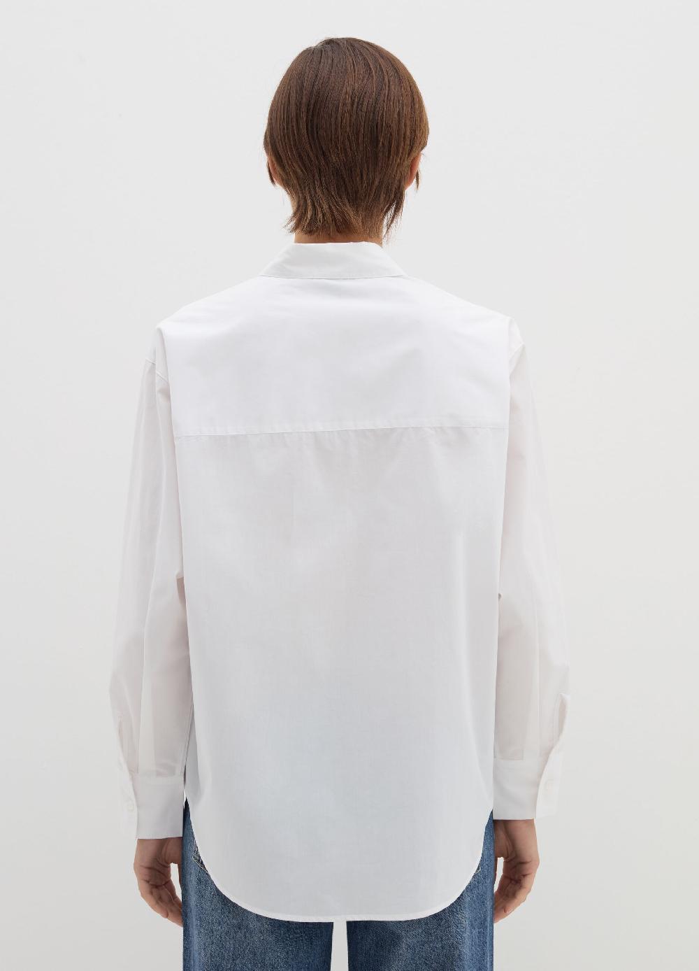 Stefanel Camicia in popeline tinta unita In Vendita